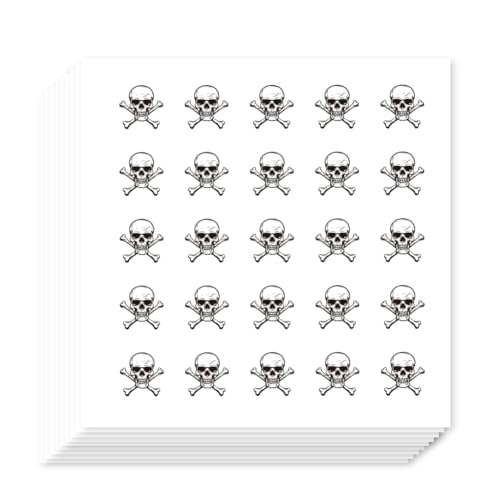 Ya en mundofriki.es: AHANDMAKER 500 pegatinas autoadhesivas multicolor para planificador, calavera y huesos cruzados, papel, decoración, bricolaje, 0,5 pulgadas