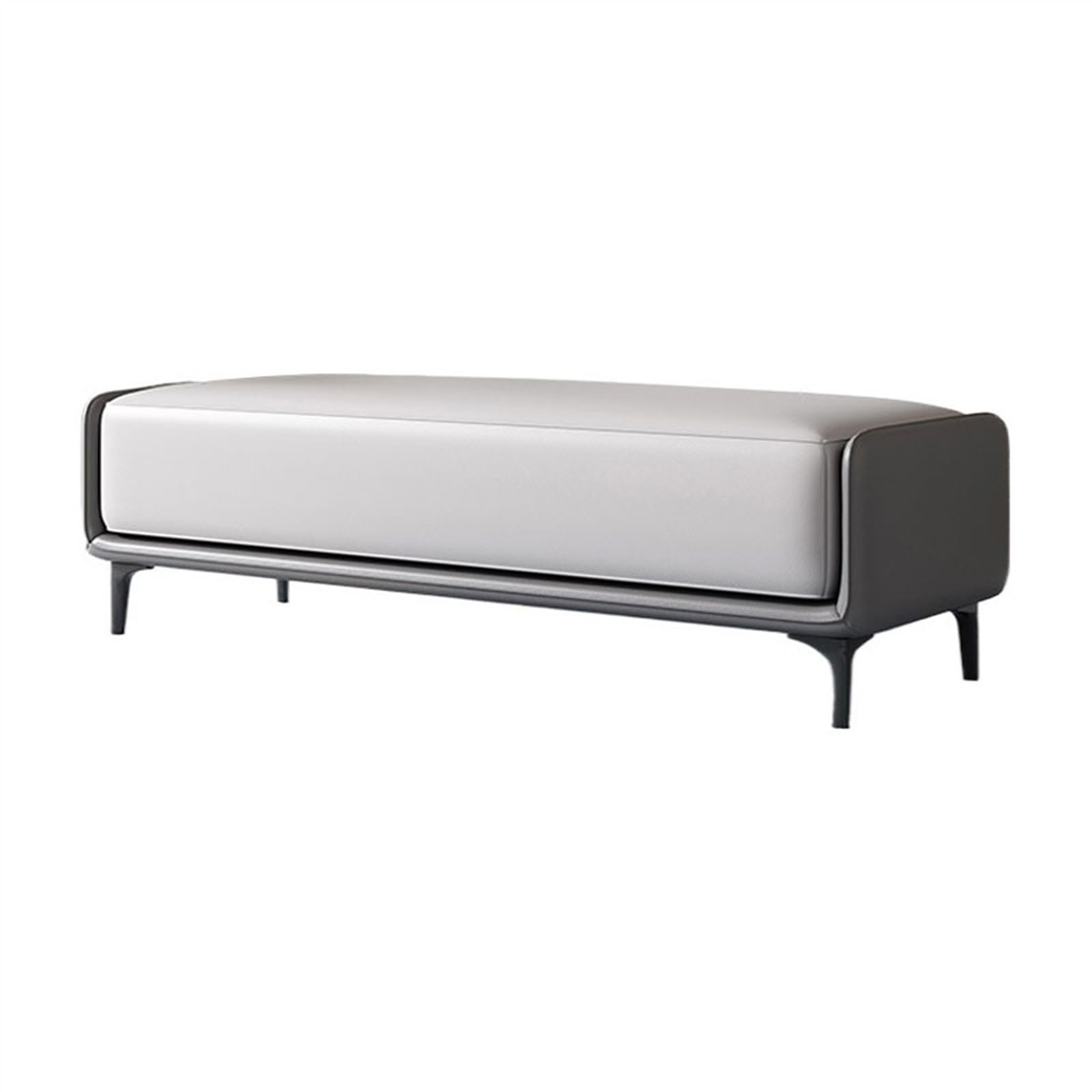 WDSOPK Ottoman For Bedroom Practical Bedroom Bedside Stool Metal Feet Simple Bench Fashion Light Luxury Sofa Foyer Shoe Changing Bench End Of Bed Bench,3 150 * 42 * 45Cm（2-150 * 42 * 45CM）
