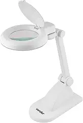 Lupa Articulada Com Led, Bivolt, Com Base Para Bancada, Vonder.
