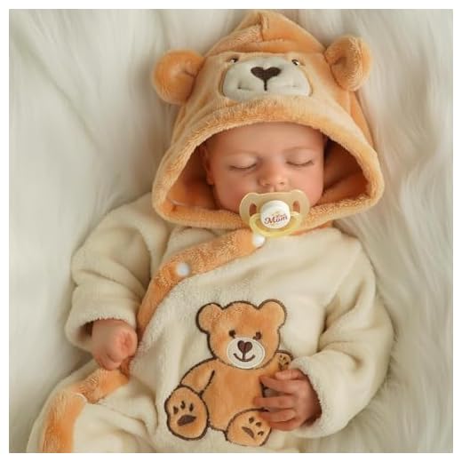 BABESIDE Reborn-Baby Dolls Boy 20 Inches Sleeping Realistic Babies Doll Soft Cloth Body Lifelike Real Life Newborn Drawn Hair with Toy Accessories Gift for Kids Age 3+
