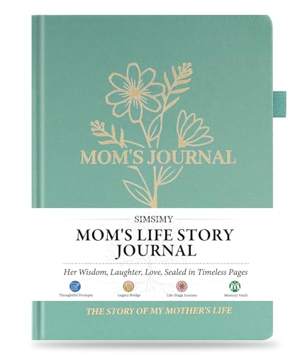 Journal guidé d'une mère livre souvenir à remplir, idée cadeau idéale pour la fête des mères