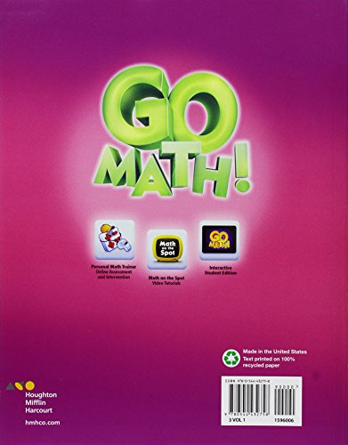 Student Edition Volume 1 Grade 3 2015 (Go Math!) - Image 2