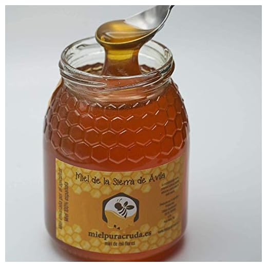 Babyline MielR - Miel de La Sierra de Ávila Envasada Directamente de Apicultor, 100% Española. 1 Kilo Neto. Natural y Pura, unisex