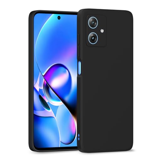 Image of Outlouders Back Cover for Motorola Moto G54 5G / G64 5G | Camera Protection | Durable Soft Matte Silicone Bumper Case (Black)