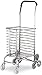 8 Ruote Salire Le Scale Carrelli per la Spesa Carrello Pieghevole per la Spesa Mercato Lavanderia Portatile Utility - Carrello portaoggetti in Argento