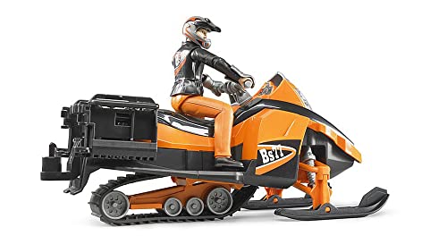 Bruder Toys Snowmobile with Driver and Accessories