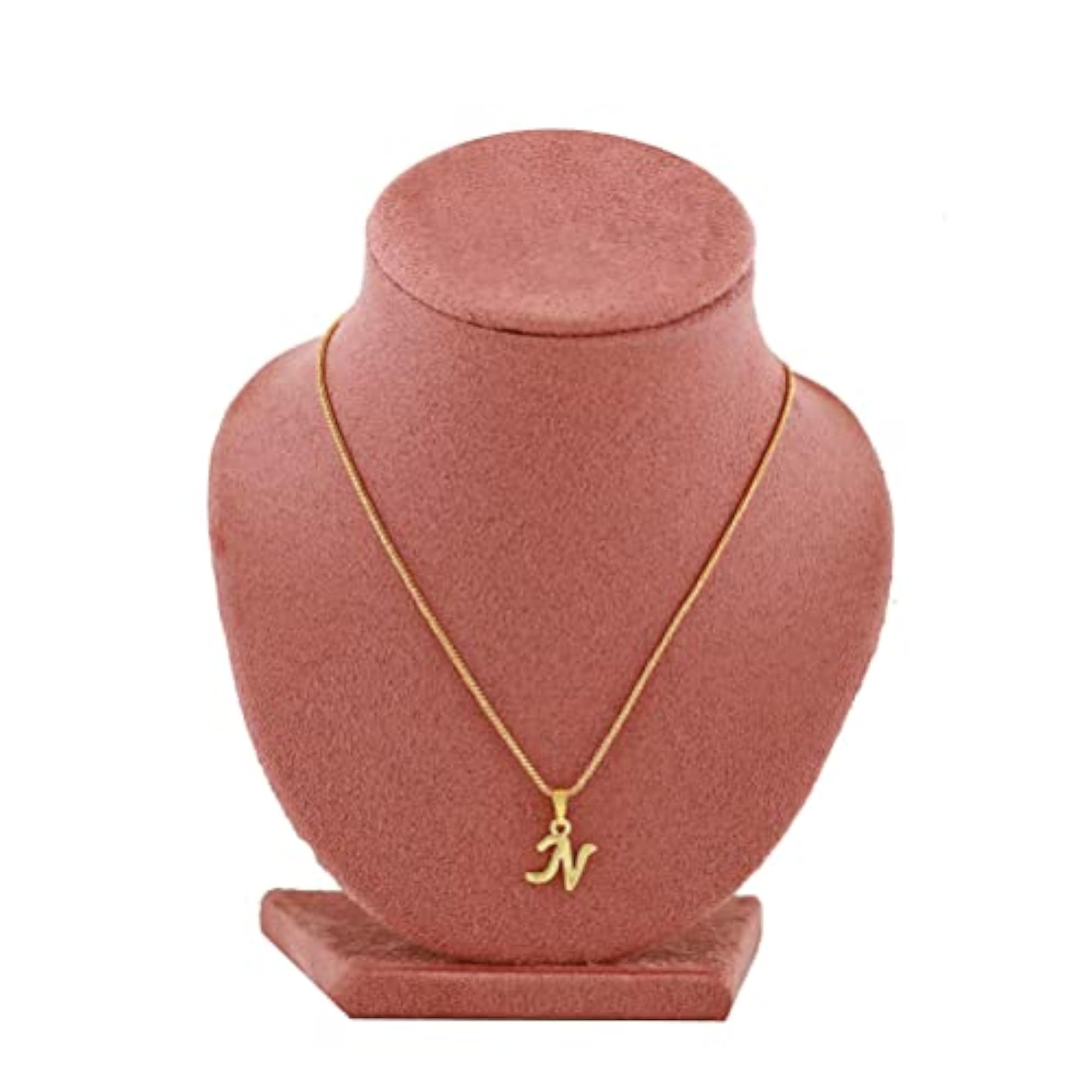 Initial Letter Plated Pendants/Charms for Necklaces
