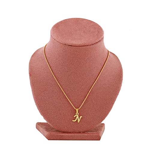 Initial Letter Plated Pendants/Charms for Necklaces