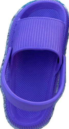 Farz Kids and Adolescents Slides with Heel Strap (Purple, US Footwear Size System, Toddler, Numeric Range, Medium, 4.5, 5)