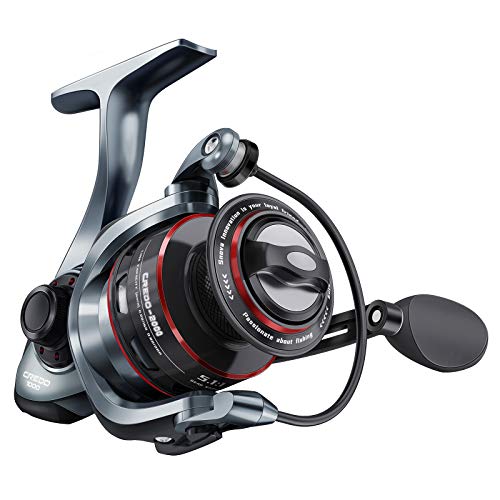Snova Credo Fishing Reel Spinning Reel 9+1 Ball Bearings Ultralight Freshwater Saltwater 1000 2000 3000 4000 5000 6000 High Speed Spinning Fishing Reel Open Face Catfish Crappies Bass Fishing