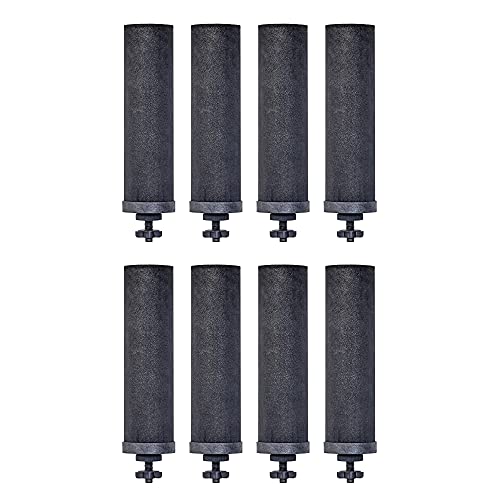 Berkey Authentic Black Berkey Elements - Berkey Water System Replacement Filters (Pack of 8)