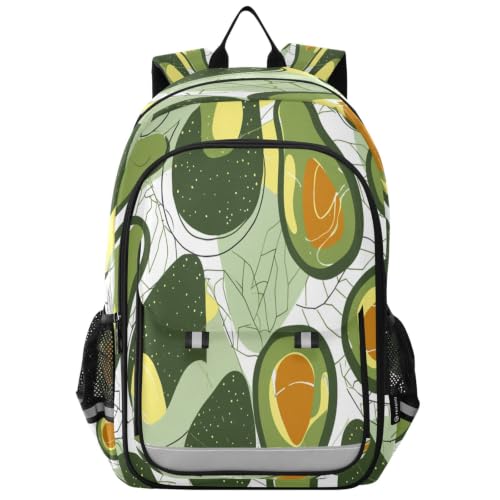 Sac à dos avocat frais pour l'école et les voyages des enfants et ados