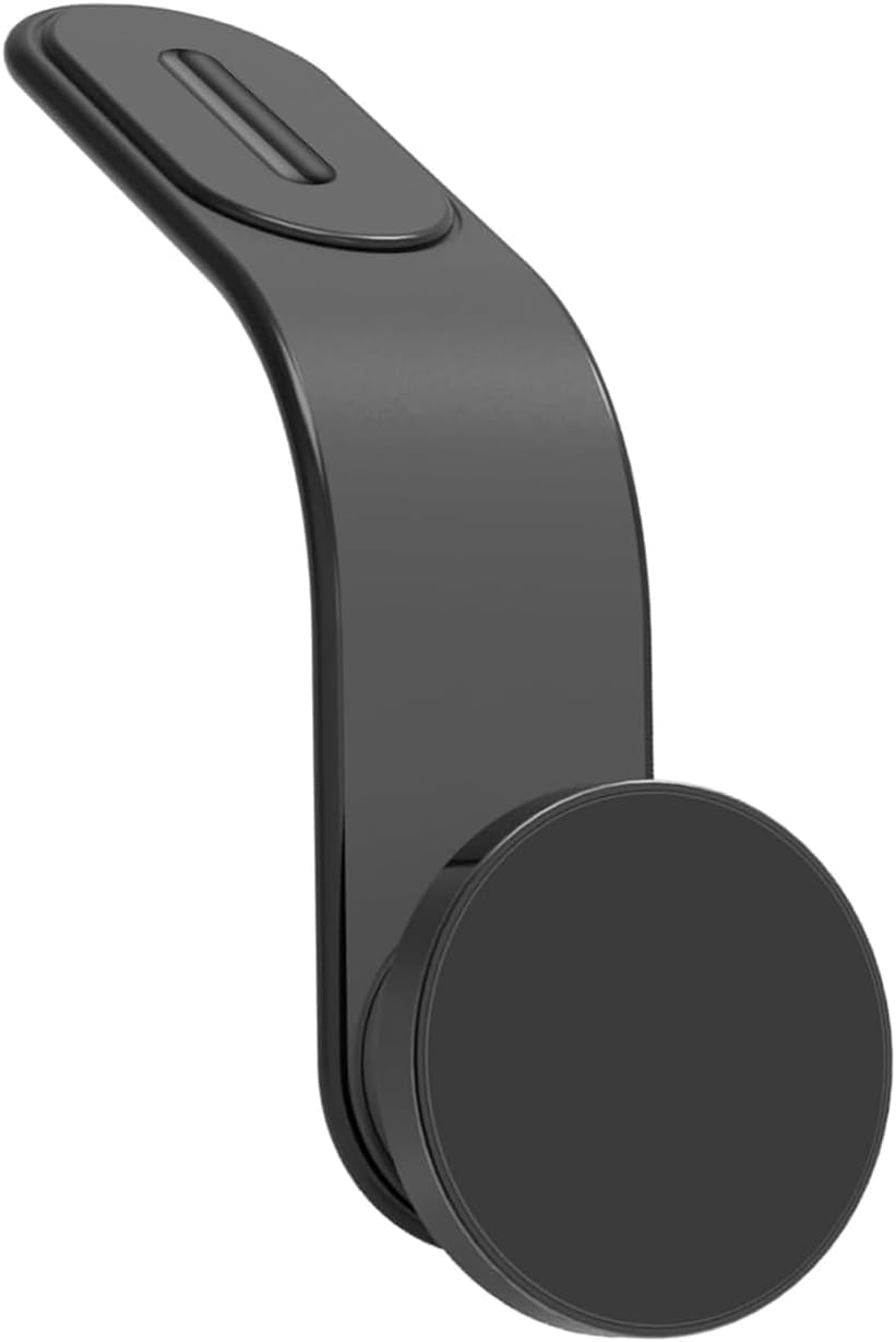 Magnetic Phone Holder with Adhesive Mount, Flexible Wall Hook for Smartphone, Hands-Free Magnetic Mount for Kitchen, Bathroom, Office, Bedroom, Desk, Black-image-37