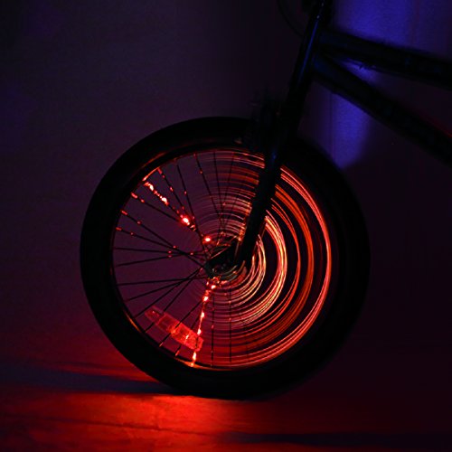 Brightz SpokeBrightz LED Bicycle Spoke Accessory Light (for 1 Wheel), Orange