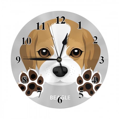 Dogpawwallclockbeaglepuppynadcutedogpawfarmhouseuniquelargeclockwallbatteryoperatedsilentnontickingdecoration Urban Country Home Decor Dog paw wall clock beagle puppy nad cute dog paw farmhouse unique large clock wall battery operated silent non ticking decoration urban country home decor