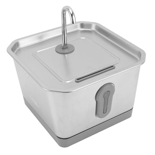 Fuente automática de agua para gato acero inox 3.5L miniatura 2