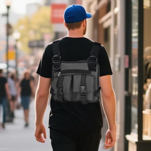 Chaleco ligero para correr transpirable con paquete de pecho ajustable 5