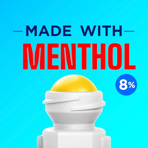 Image of Icy Hot Original Revive & Recovery Pain Relief Roll-On, Tropical Rush, 2 oz | No-mess applicator, fast-acting pain relief with menthol 8%, help backaches, neck, shoulder, knee, elbow, ankle and leg pain