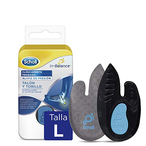 Scholl Scholl Plantilla In-Balance Para El Alivio Del Dolor De Talón Y Tobillo - 1 Par (2 plantillas) - Talla L (42,5-45)