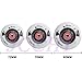 JCCHT 72mm/76mm/80mm 85A Inline Skate Wheels, Indoor Outdoor Roller Skate Wheels Replacement 8 Pack with Bearings,White,76mm