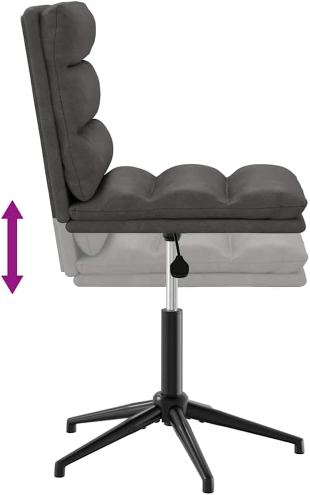 vidaXL Dining Chair Black Faux Leather, Dinner Chair, Kitchen Chair, Dining seat, Chair, Living Room Chair, Accent Chair, Side Chair, Restaurant Chair