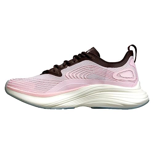 APL Athletic Propulsion Labs Women's Streamline Sneakers, Bleached Pink/Chocolate/White, 8.5