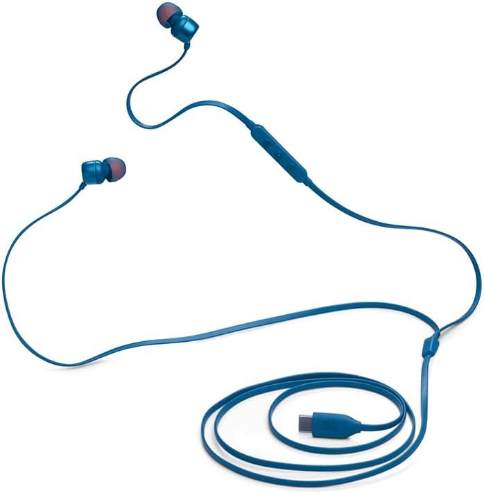 JBL Tune 310C kék vezetékes fülhallgató USB-C mikrofonnal Pure Bass hanggal - blue, Earbud tips