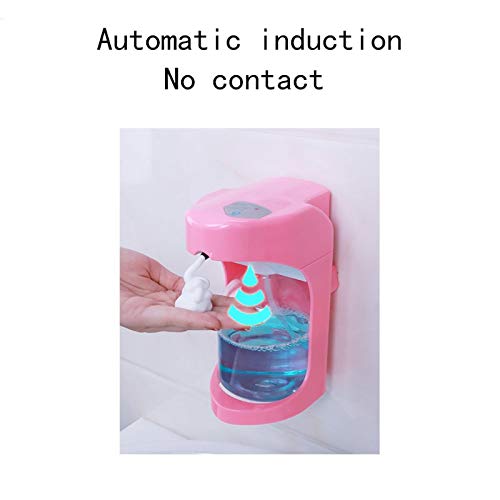 Dispenser per Sapone Liquido Cucina a Parete Dispenser di Sapone della Famiglia di induzione Hand Sanitizer Macchina da Parete Washer Mano Dosatore Sapone Ricaricabile (Color : White)