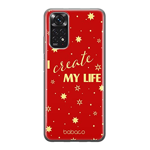 Funda Xiaomi Redmi Note 11S BABACO TPU Flexible diseño Positive Vibes 006