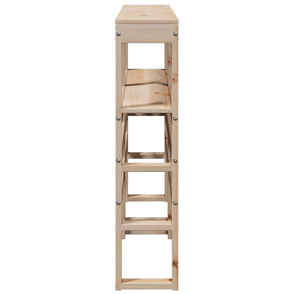 VidaXL Testiera In Legno Massello Di Rovere Per Letto 120 Cm, Misura 122x3x79 Cm, Gambe Robuste, Elegante E Resistente, Adatta A Camera Da Letto