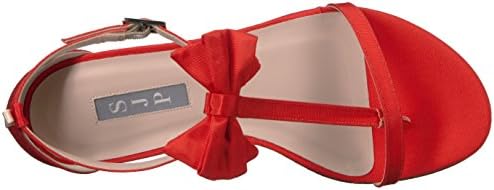 SJP by Sarah Jessica Parker Women's Tots T-Strap Bow Flat Sandal, Poppy Grosgrain, 39 EU/8.5 B US | Image 4