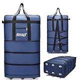 BOLSA SACOLA DE VIAGEM MALA RODINHAS EXPANSIVEL 4 EM 1 MOCHILA GIGANTE COMPRAS IMPERMEAVEL CARRINHO