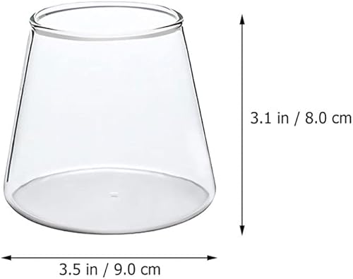 Miniatura 3 de Yardwe 2 tazas de agua prácticas transparentes para reuniones familiares, bares, restaurantes, tazas versátiles para cócteles de jugo, más