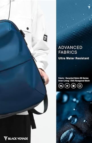 Image of BlackVoyage Vortex Vacuum Seal Travel Backpack 60L Expandable Air Compression System Water Resistant TSA Lock, Aero (Black), 60L (Air Pump Included), Aero
