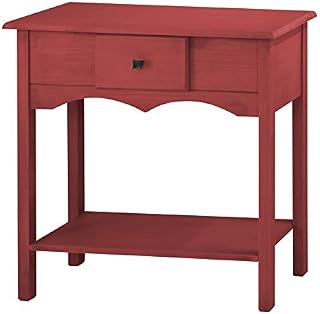 Manhattan Comfort Jay Collection Modern Wooden Sideboard Table with One Drawer and One