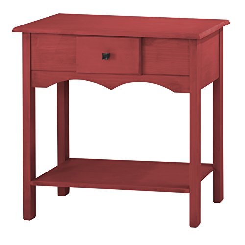 Manhattan Comfort Jay Collection Modern Wooden Sideboard Table with One Drawer and One