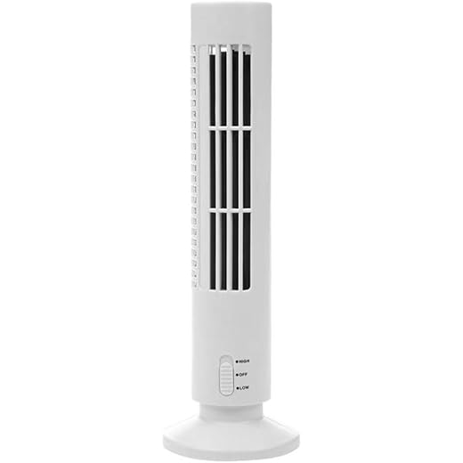 Zudoo Vertical Bladeless Fan Personal Tower Fan 5V 05A Blad