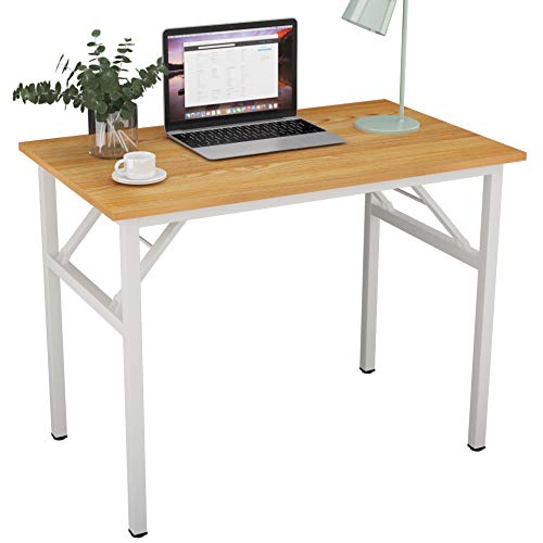 SogesPower Folding Table Computer Desk Heavy Duty Portable Desks for