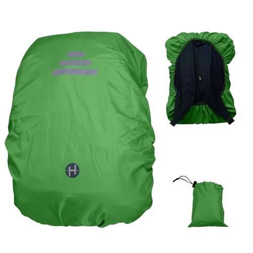 Cubierta impermeable para mochila Hosifiy, Verde Césped, (60L) UK