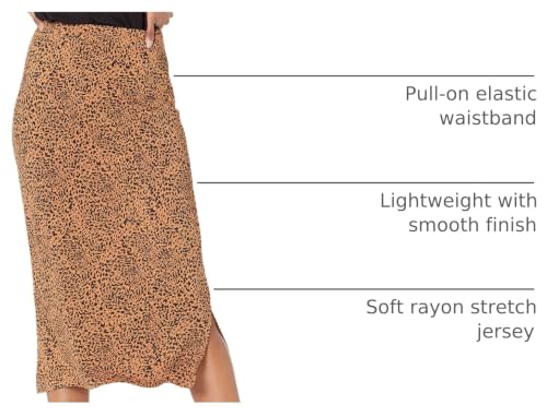 Image of Amazon Essentials Women's Pull-On Knit Midi Skirt with Elastic Waist, Stretchy (Available in Plus Size)