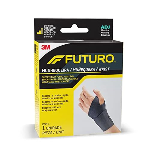 Futuro, 3M, Munhequeira Confortável - linha basic - Tamanho Ajustável, Cor: Preto
