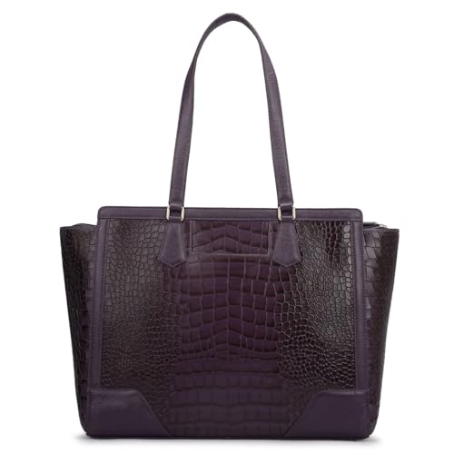 Image of Da Milano Leather Tote Bag Fits Upto 15 inch Laptop