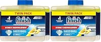 Finish Dishwasher Cleaner Twin Value Pack, Lemon Sparkle, 250mL (Pack of 4)