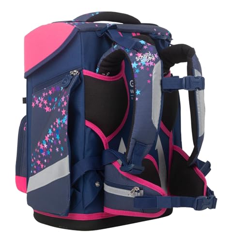 SCHOOL-MOOD Schulranzenset Champion Maxx Leni (Hund) 7-teilig Grundschule Schulrucksack Schulranzen