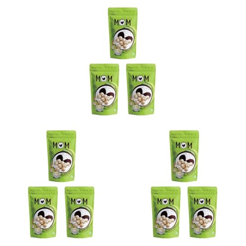Image of MOM - Meal of the Moment, Roasted Cream N Onion Makhana (Pack of 9), 52 / 56g Gluten Free | Anti Oxidants | MSG Free | Zero Trans Fat | No added Preservatives and No Artificial Flavours