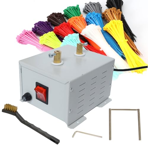 Tagliacorda elettrico da 45 W, set tagliacorda elettrico a coltello caldo da banco, con lama da taglio da 2, controllo della temperatura continuo da 0 a 550 ℃, bordo liscio e materiale durevole