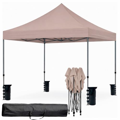 Gazebo Professionale 3x3 M Richiudibile Automatico In Acciaio Con Telo
