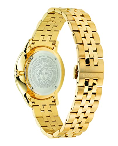 Versace Womens Gold 42 mm Audrey V-Watch Watch VELR007193