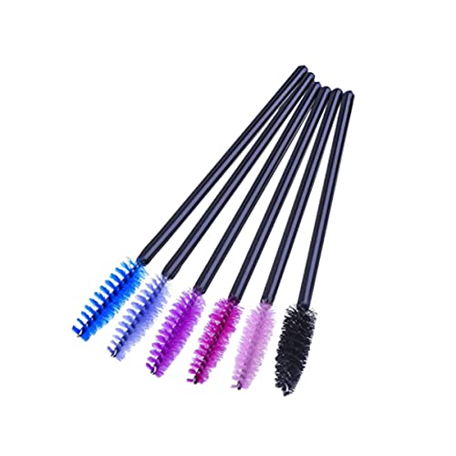 FRCOLOR 300pcs Eyelash Mascara Brushes Kit Eyelash Curlers Comb Wand Tube for Makeup