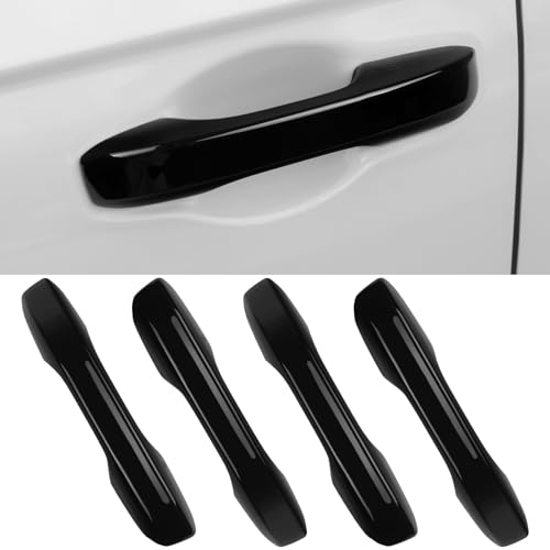 Car Door Handle Cover for Honda CRV 2023 2024 2025 2026 LX/EX/EXL/Hybrid Accessories ABS Material Door Handle Protector Glossy Black